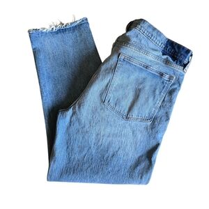 Abercrombie & Fitch Mid Rise Boyfriend distressed jeans size 32/14